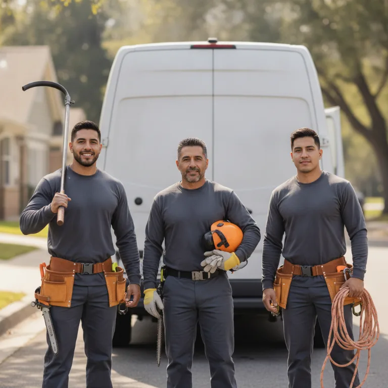 Tala de Árboles equipo en Jardines de la Silla